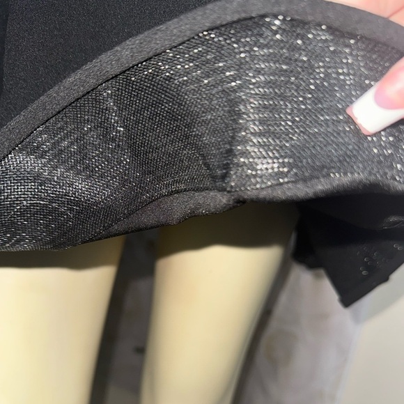 NWT My Michelle Junior’s Black Halter Lace Back Fit & Flare Party Dress Size 5 - Picture 14 of 16